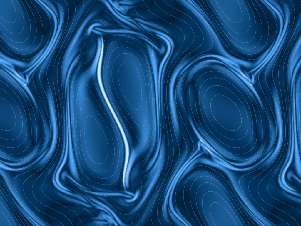 Light blue filaments and thin white lines swirling on a dark blue background Light blue filaments and thin white lines swirling on a dark blue background